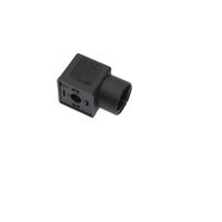 MENCOM SOLENOID VALVE CONNECTOR FORM A DIN 2+G 1/2" NPT THR 250VAC/DC (BK)